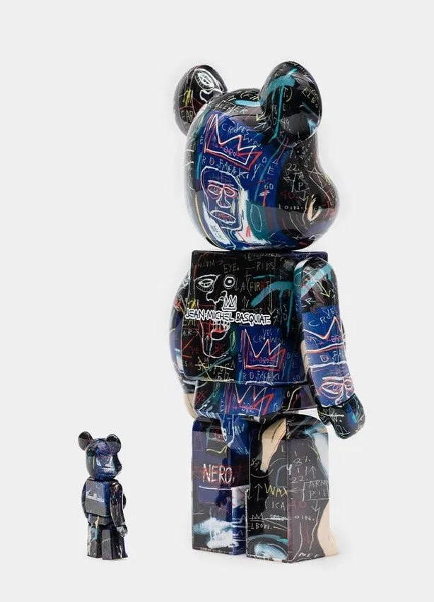 Jean Michel Basquiat #7 100% & 400% Be@rbrick Art by Medicom Toy