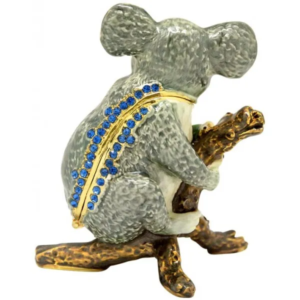 Jewelled Koala Trinket Box
