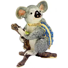 Jewelled Koala Trinket Box