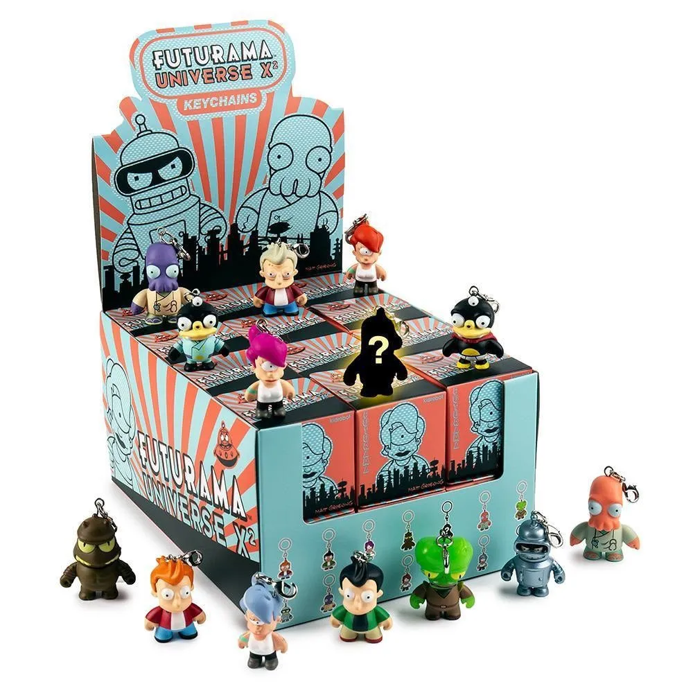 Kidrobot Futurama Universe X2 Keychain (1 Blind Box)