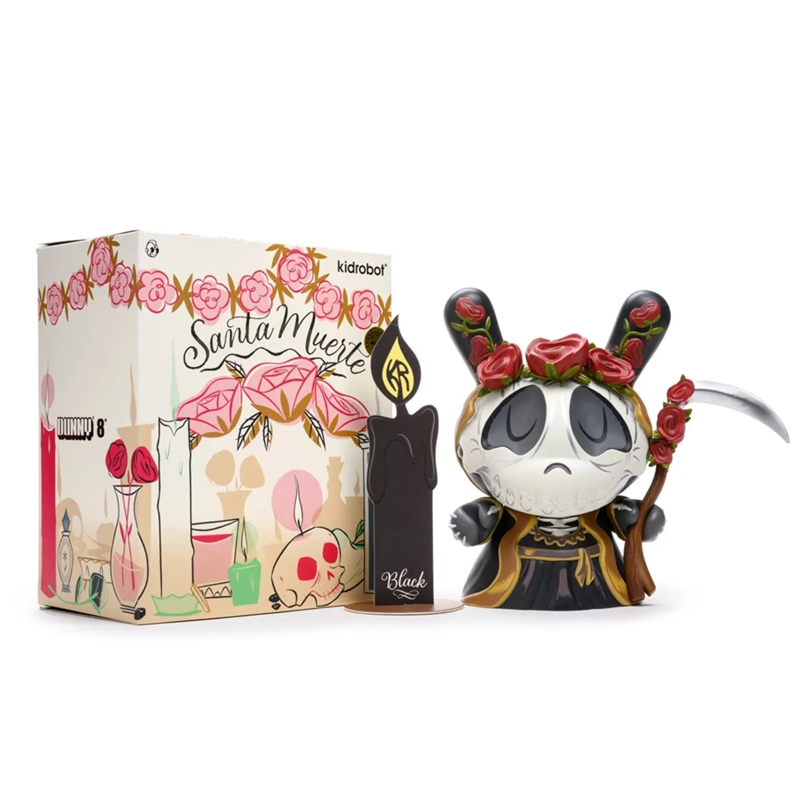 Kidrobot Santa Muerte 8 Inch Dunny Figure