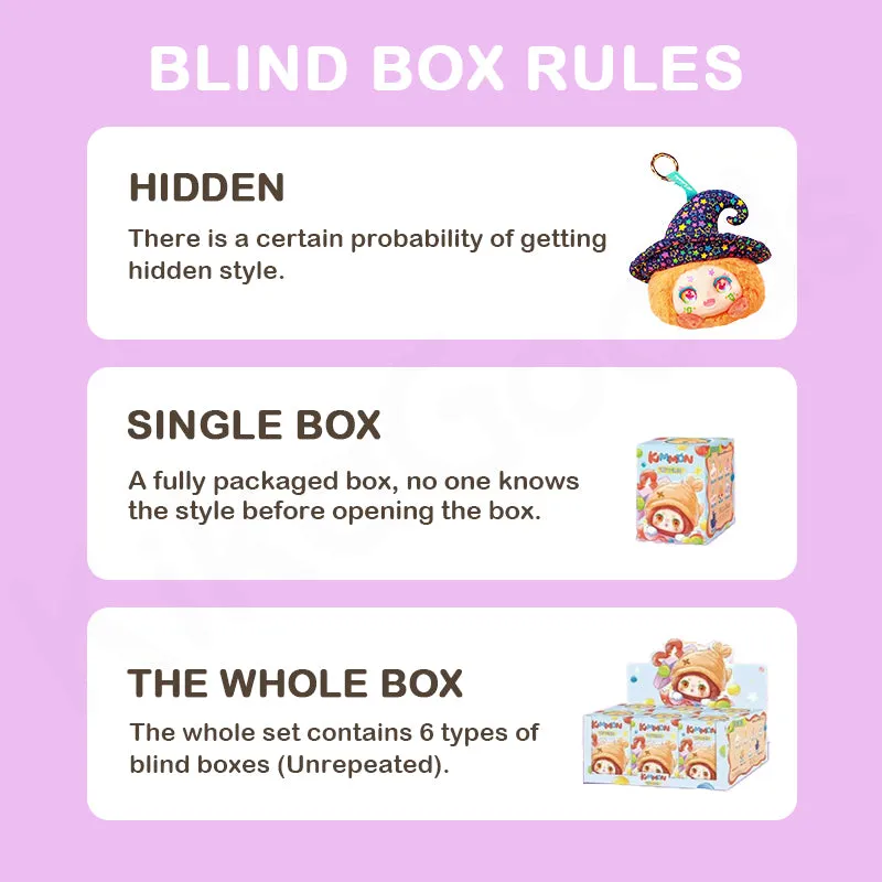 Kimmon Hat Bubble Series Plush Blind Box【Shipped in Apr./May. 2025】