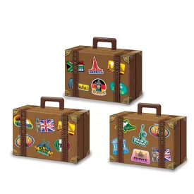 Luggage Party Favor Boxes (3 per Package)