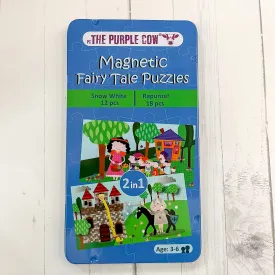 Magnetic Tin - Fairy Tale Puzzles Snow White & Rapunzel