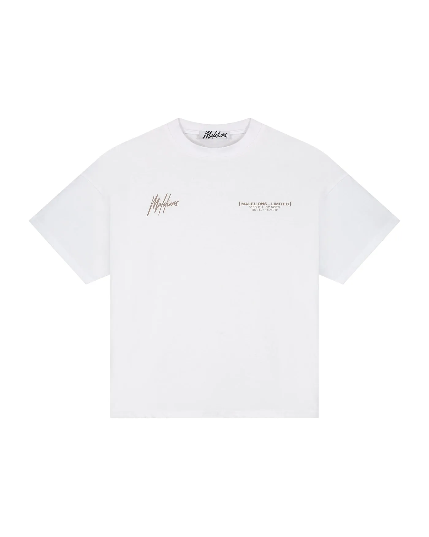 Malelions Women Limited Oversized T-Shirt | White