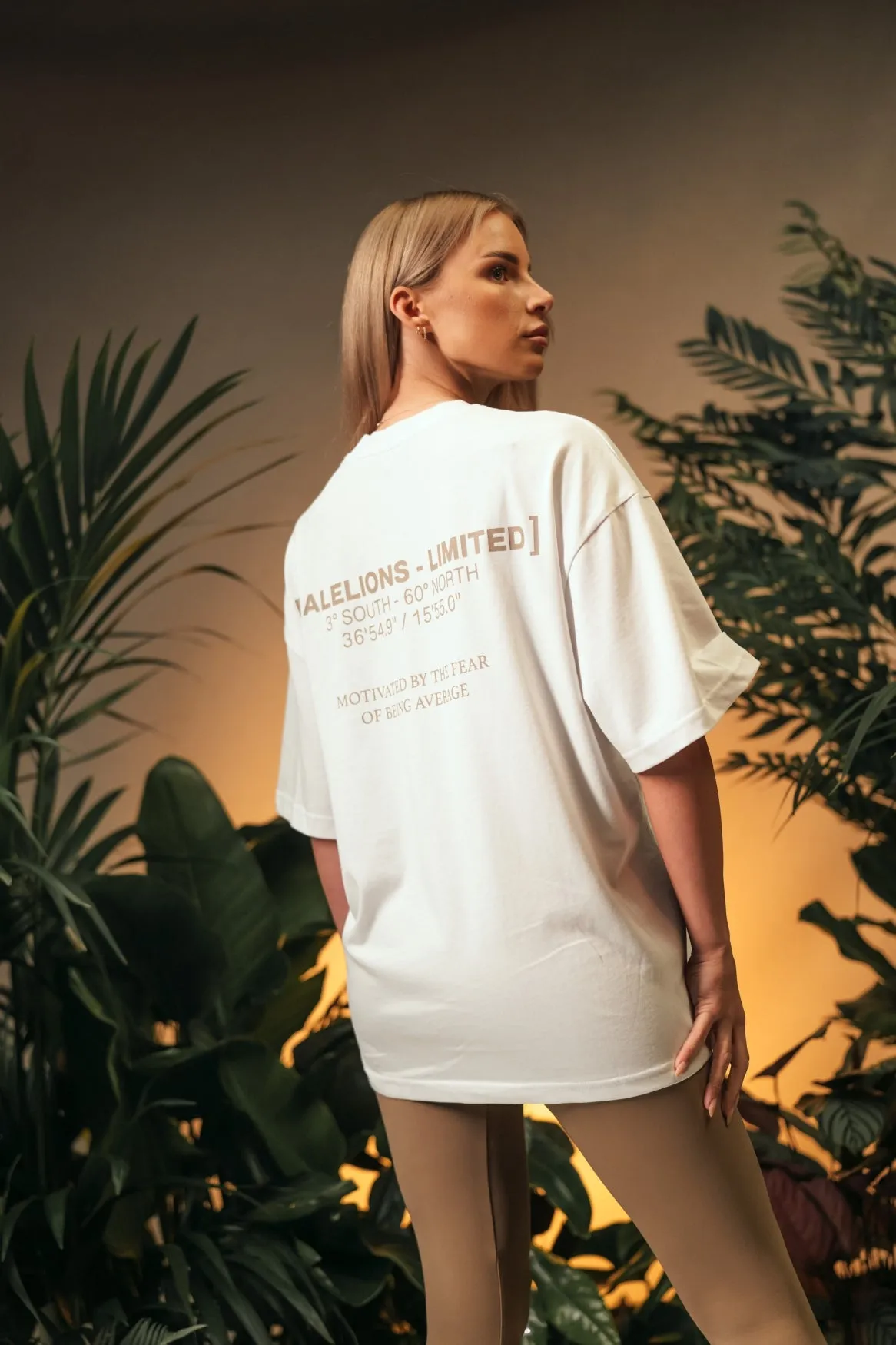 Malelions Women Limited Oversized T-Shirt | White