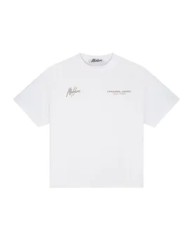 Malelions Women Limited Oversized T-Shirt | White