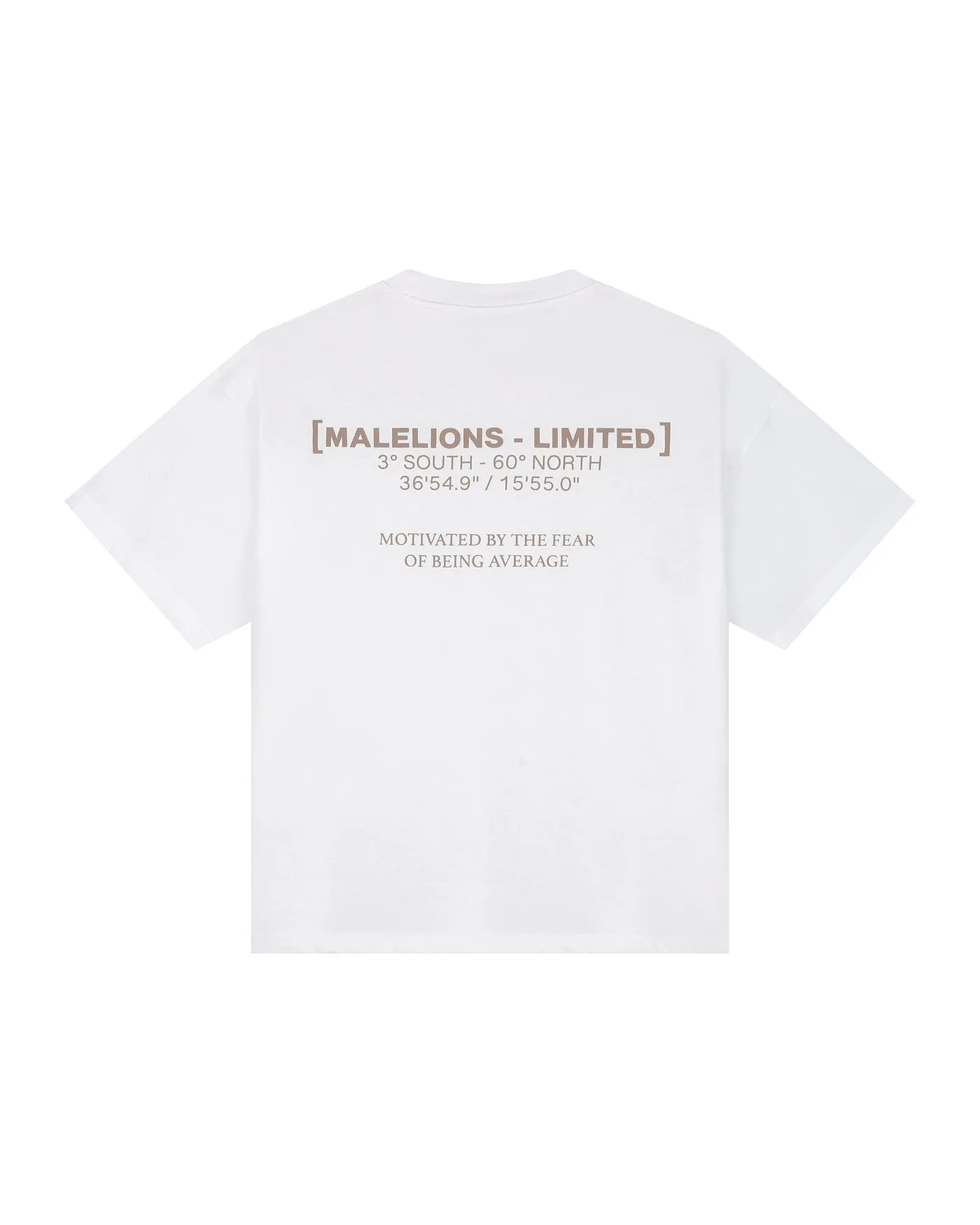 Malelions Women Limited Oversized T-Shirt | White