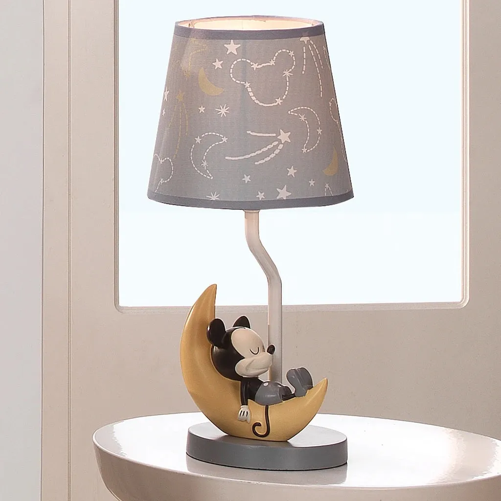 Mickey Mouse Lamp w/Shade & Bulb