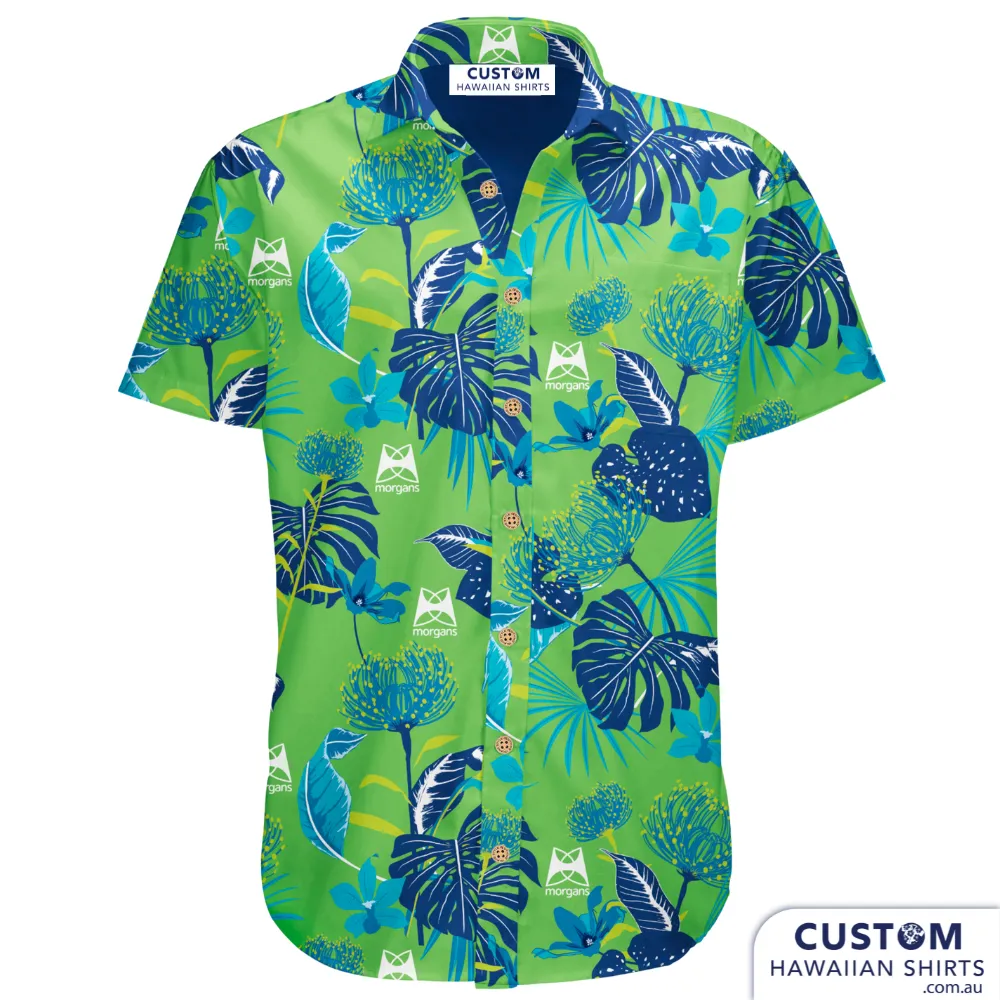 Morgans Financial Limited - Custom Conference Hawaiian Shirts