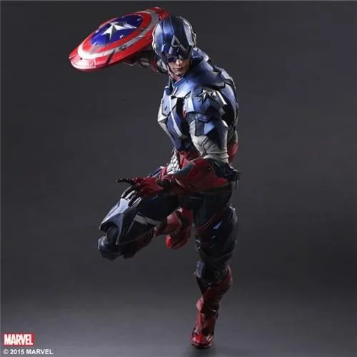 Play Arts Marvel Captain America Action Figure