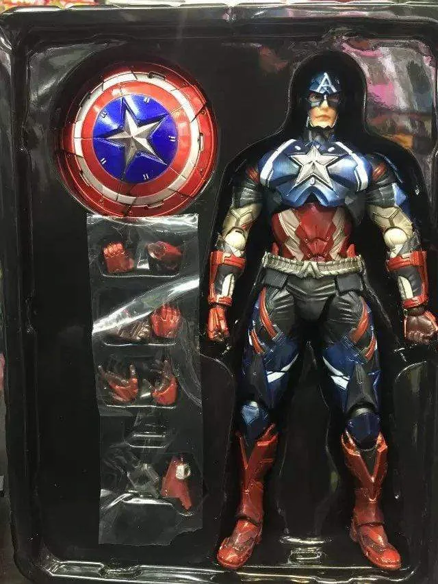 Play Arts Marvel Captain America Action Figure