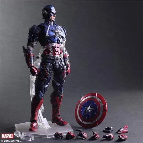 Play Arts Marvel Captain America Action Figure