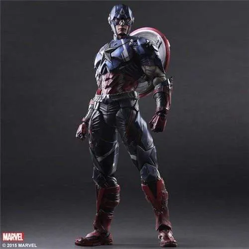 Play Arts Marvel Captain America Action Figure