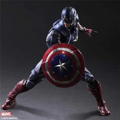 Play Arts Marvel Captain America Action Figure