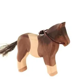 Pony - Brown/White by Ostheimer Wooden Toys