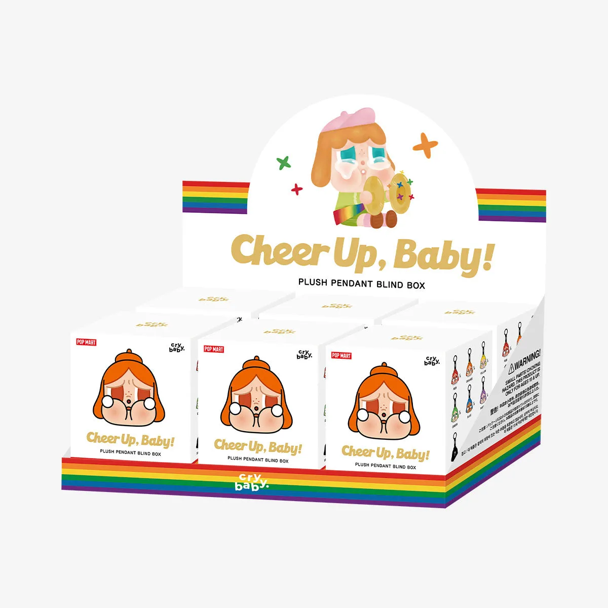Pop Mart CRYBABY CHEER UP, BABY! SERIES-Plush Pendant Blind Box