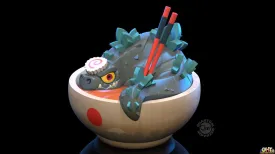QMX Soup Dragon Qrew Art Vinyl
