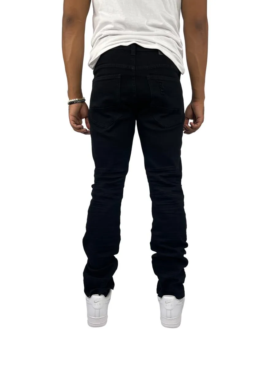 Rip & Repair Big & Tall Jeans - Jet Black