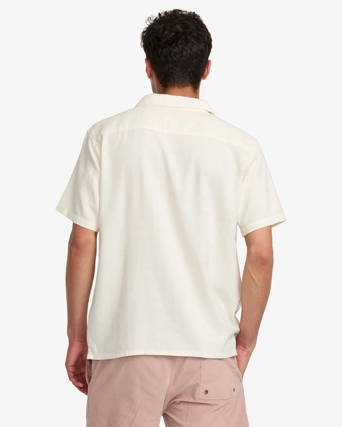 RVCA Men's Vacancy Shirt Ceramic 23A041503_CER