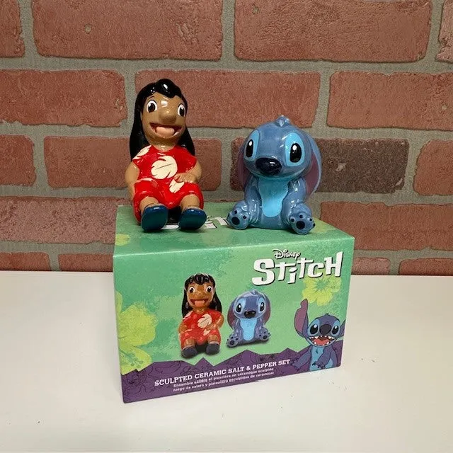 Salt And Pepper Shaker Set - Lilo And Stitch