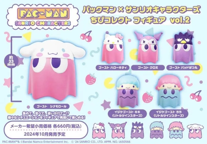 Sanrio X Pac-Man Blind Box Series Vol. 2 - Preorder