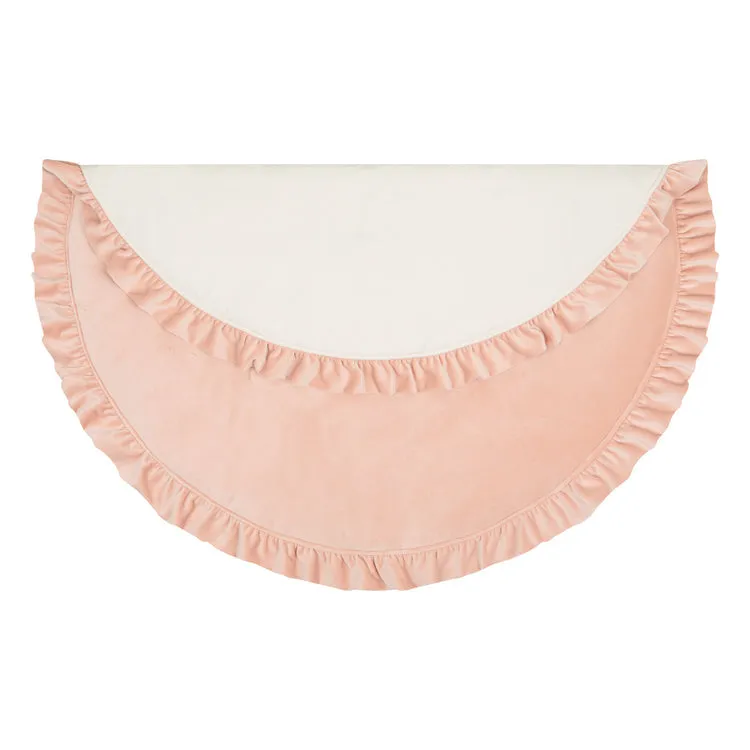 Soft Velvet Mat with Frill