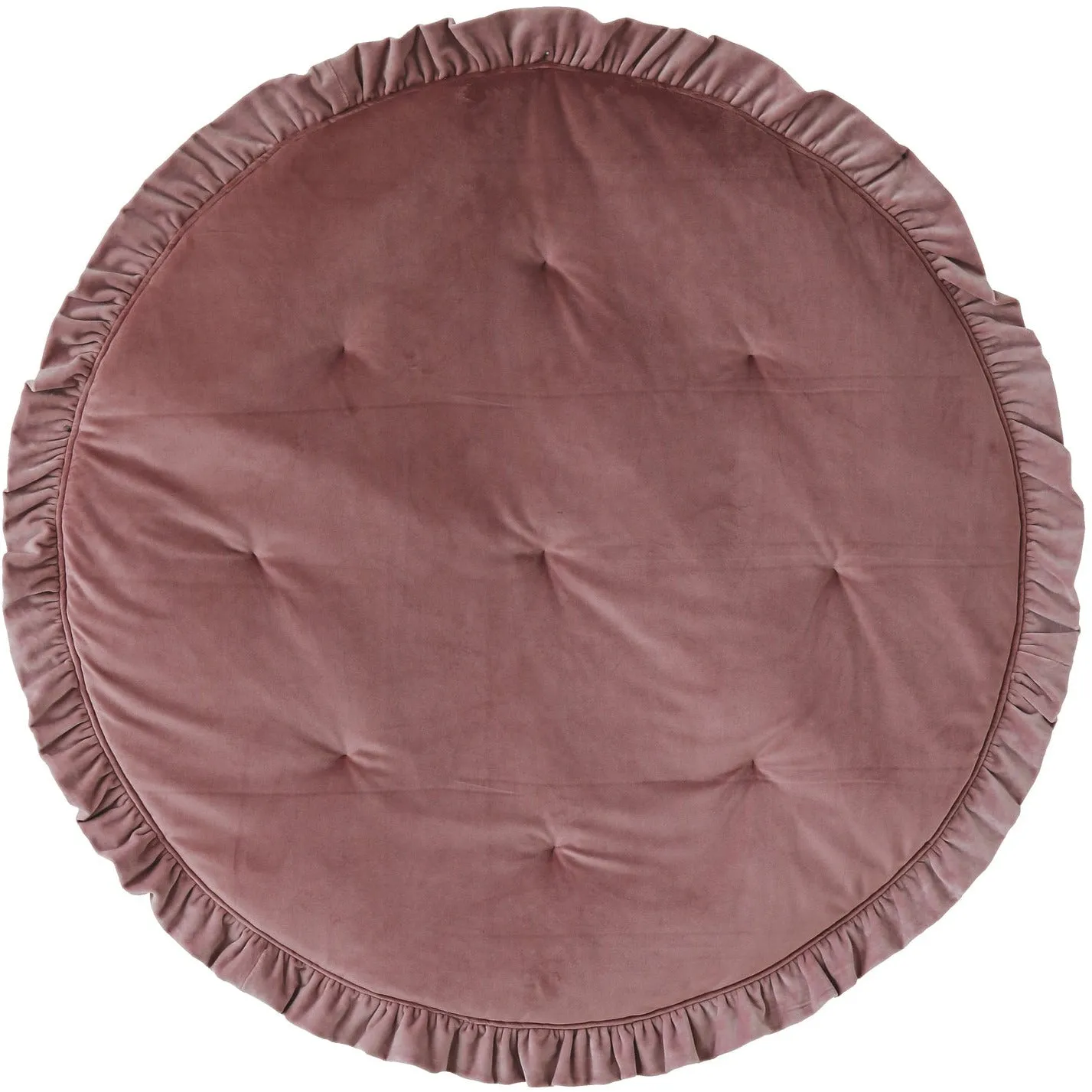 Soft Velvet Mat with Frill