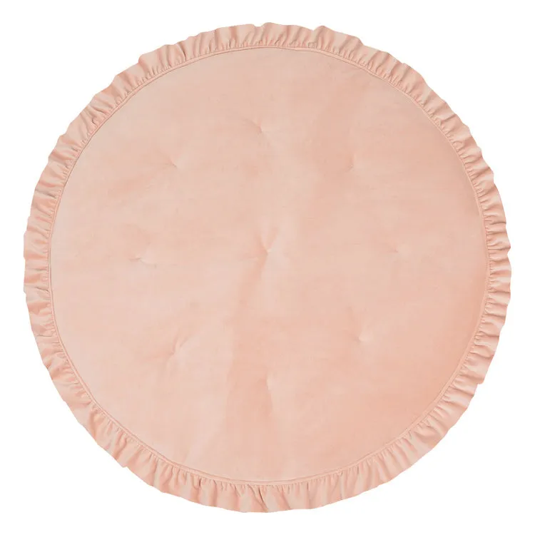 Soft Velvet Mat with Frill
