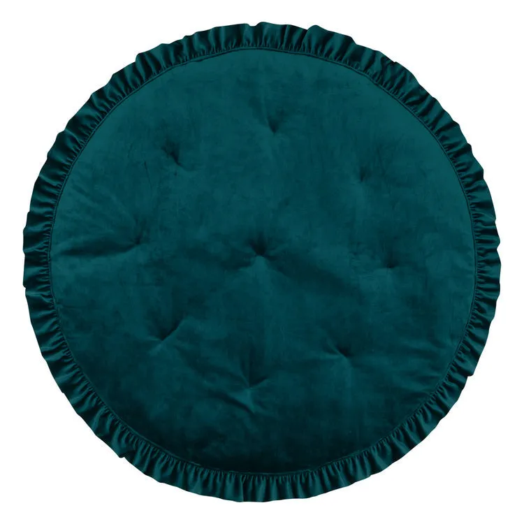 Soft Velvet Mat with Frill
