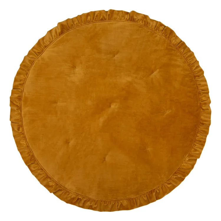 Soft Velvet Mat with Frill