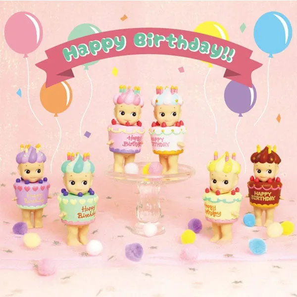 Sonny Angel Collectable Mini Cherub Figurines Happy Birthday Gift Series Blind Box (1pc)