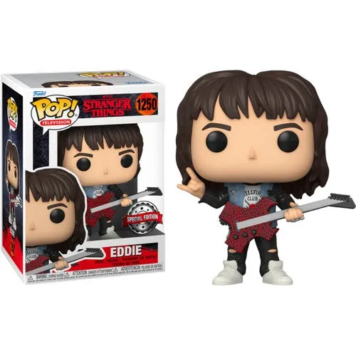 Stranger Things - Eddie with Guitar #1250 Pop Vinyl Funko Exclusive