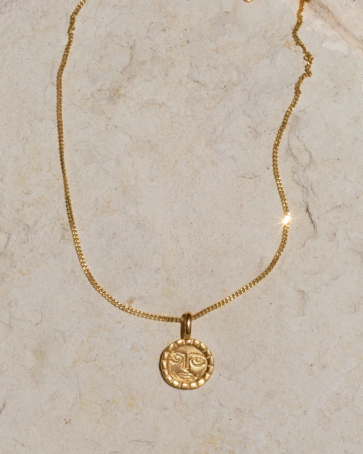 Sun Charm Necklace