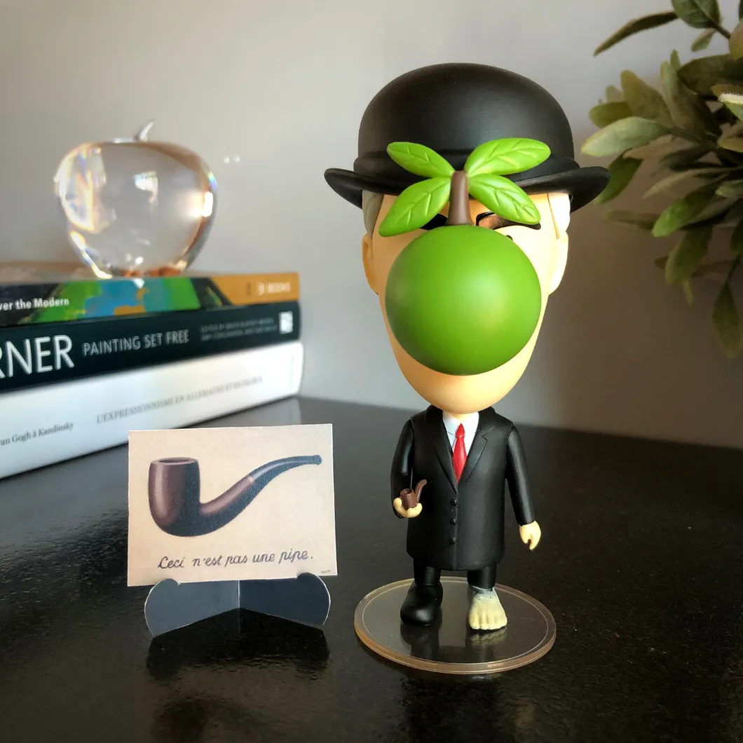 Today is Art Day  Ren Magritte Action Figure