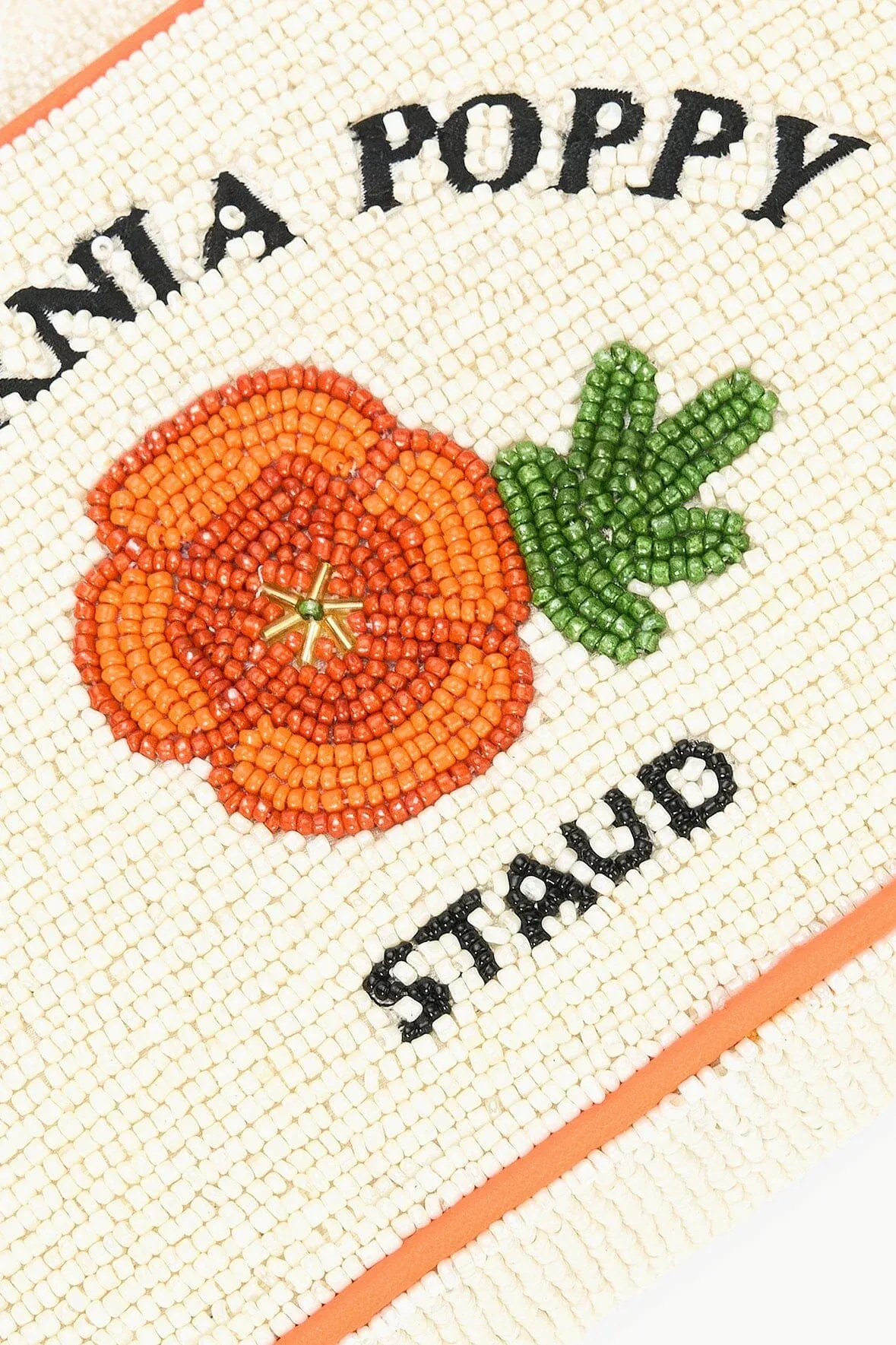 TOMMY BEADED BAG IN CALIFORNIA POPPY