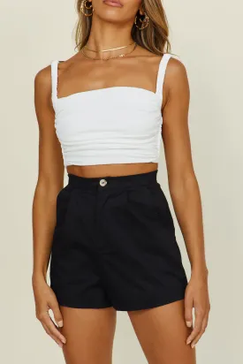 Treasure Boxes Crop Top White