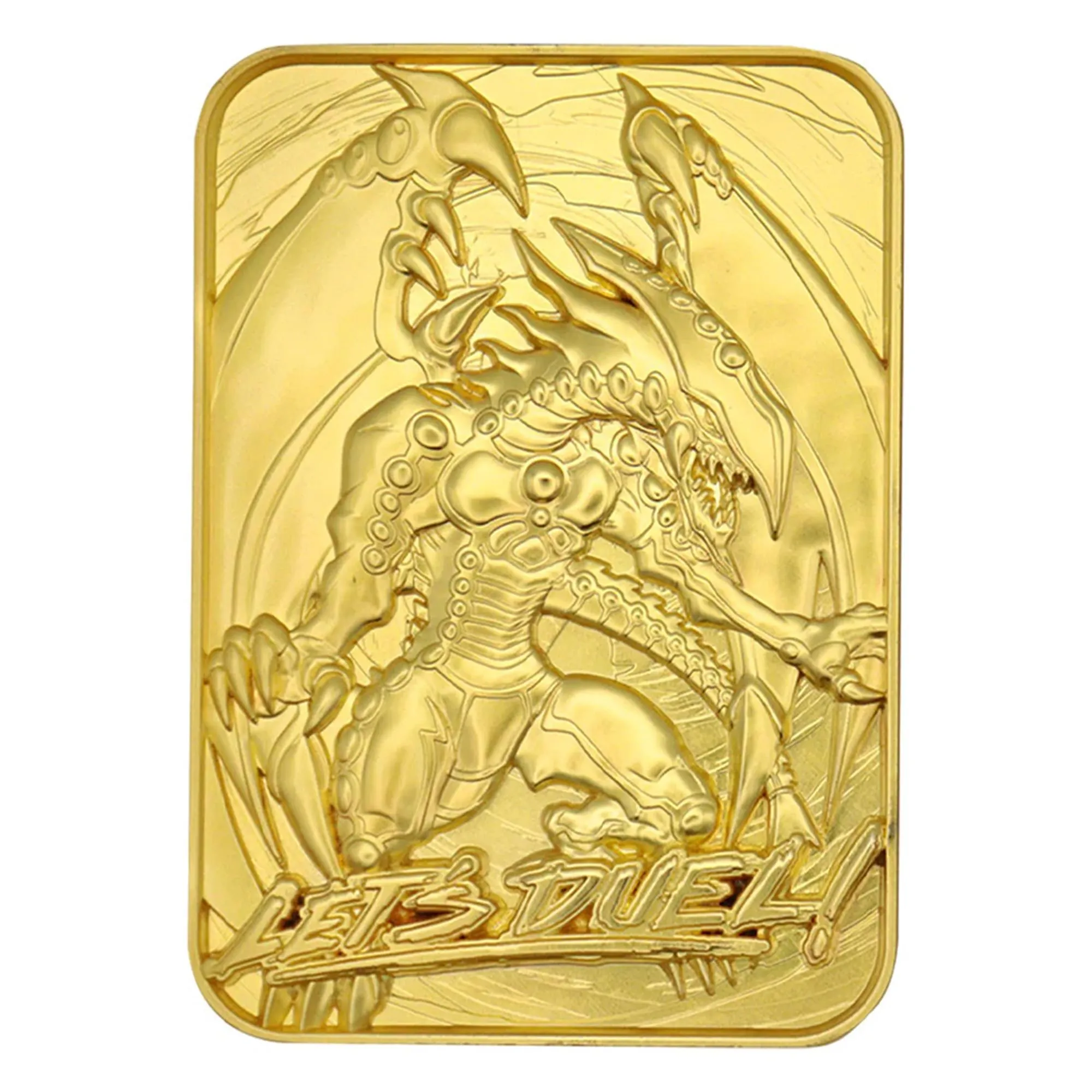 Yu-Gi-Oh! Limited Edition 24k Gold Plated Metal Card | Gandra Dragon