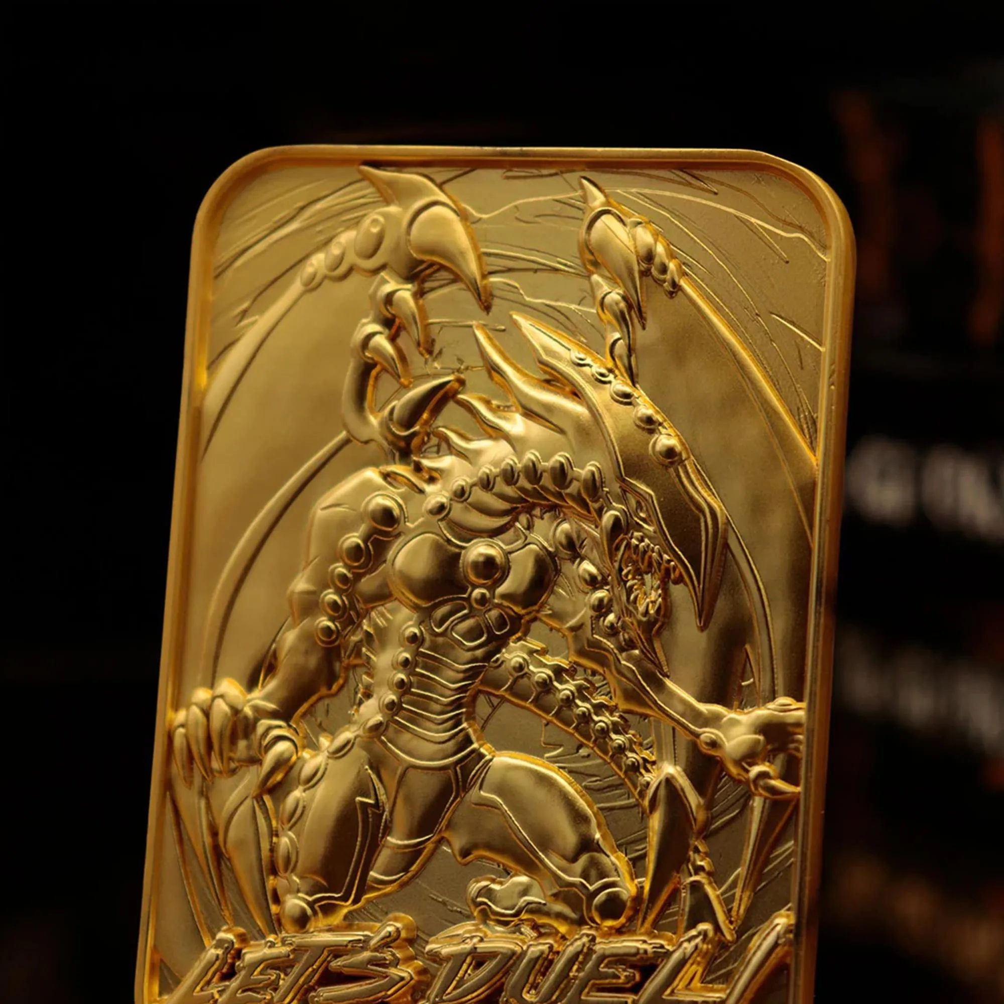 Yu-Gi-Oh! Limited Edition 24k Gold Plated Metal Card | Gandra Dragon