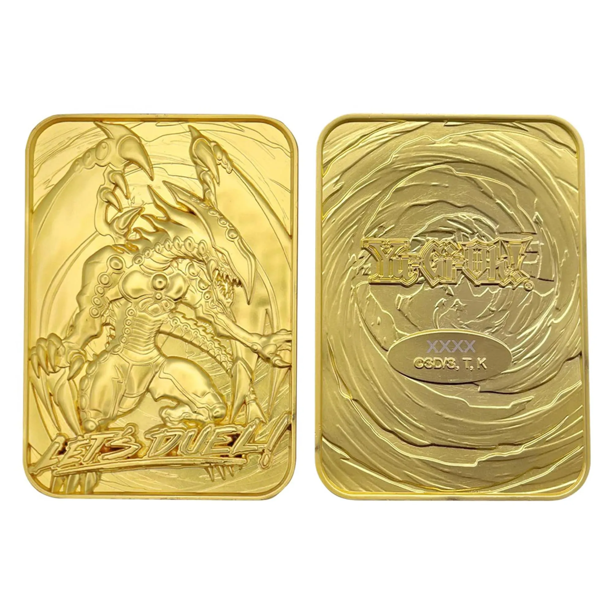 Yu-Gi-Oh! Limited Edition 24k Gold Plated Metal Card | Gandra Dragon