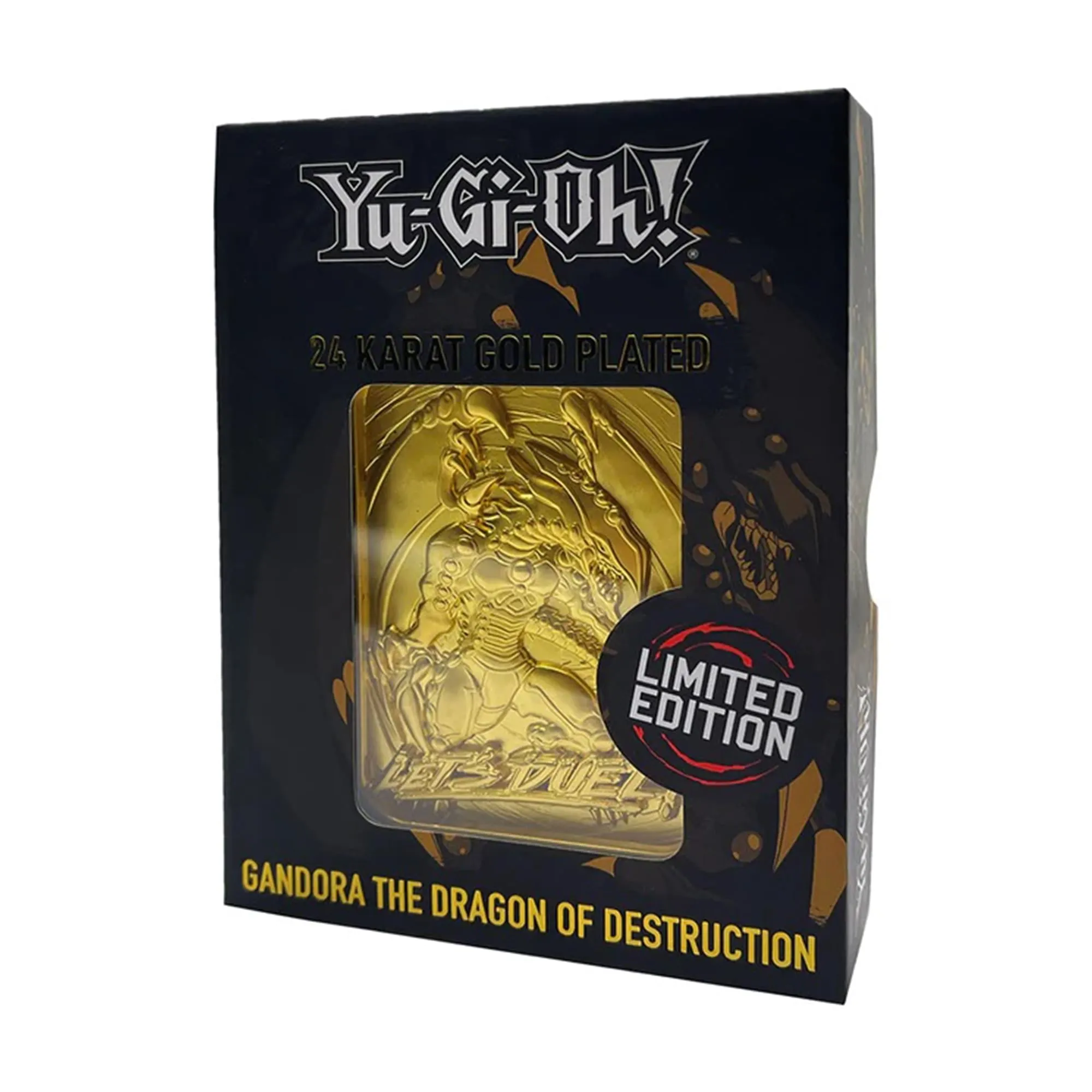 Yu-Gi-Oh! Limited Edition 24k Gold Plated Metal Card | Gandra Dragon