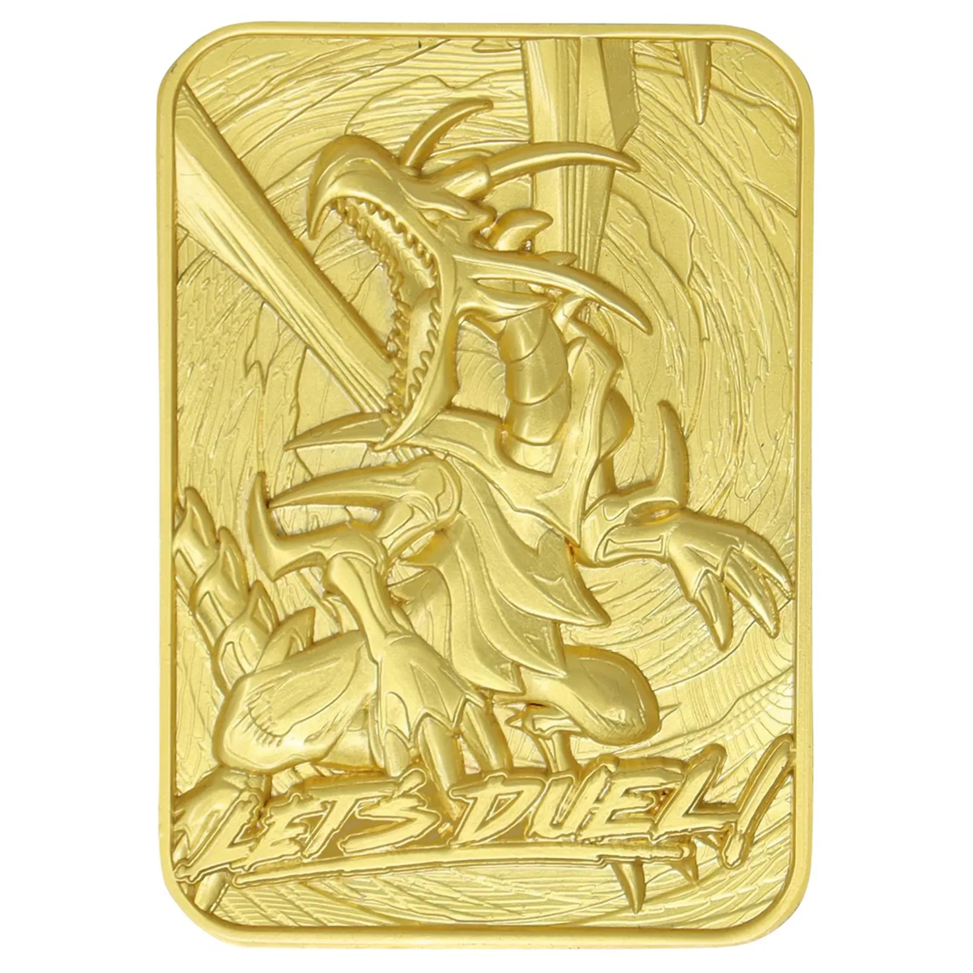Yu-Gi-Oh! Limited Edition 24k Gold Plated Metal Card | Red Eyes B. Dragon