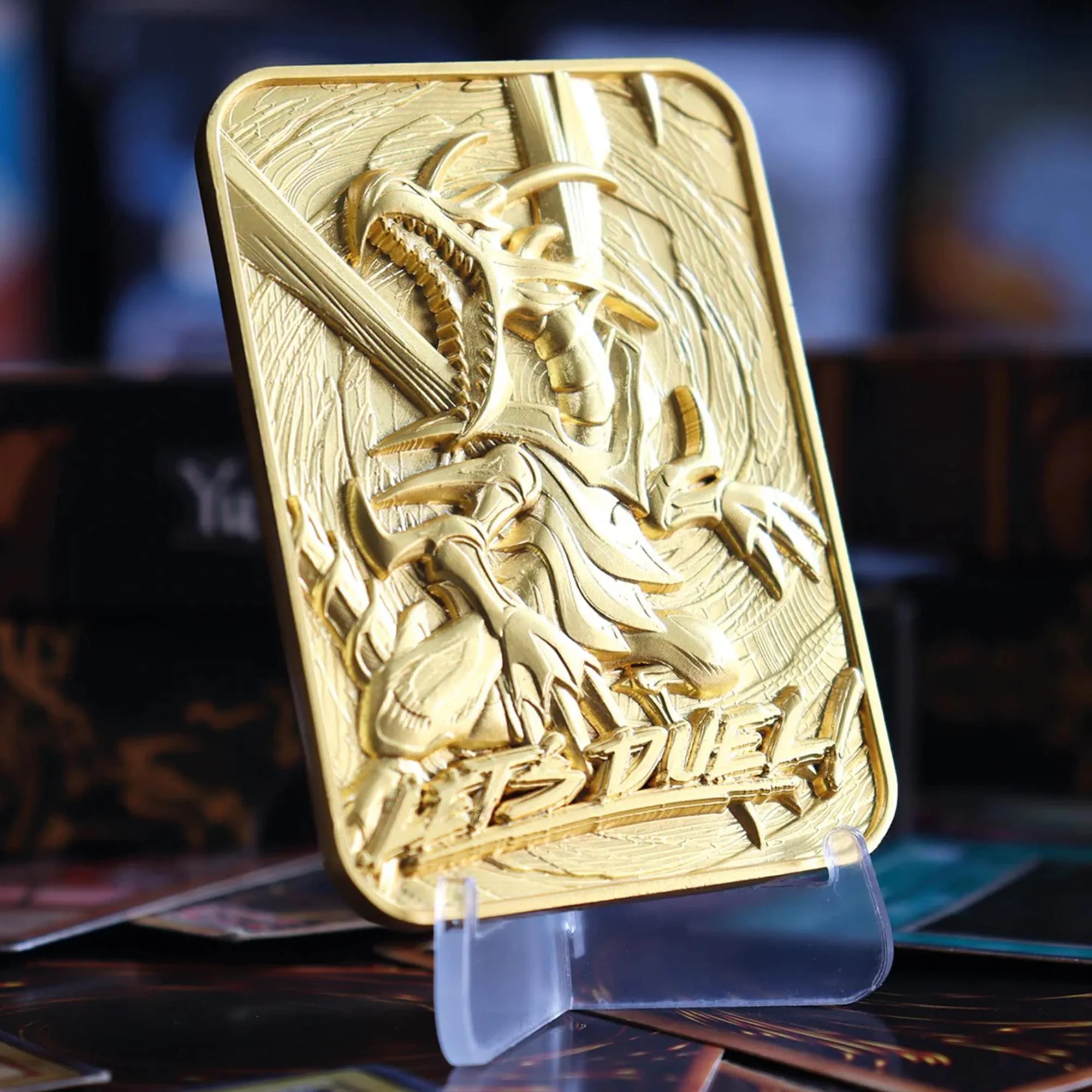 Yu-Gi-Oh! Limited Edition 24k Gold Plated Metal Card | Red Eyes B. Dragon