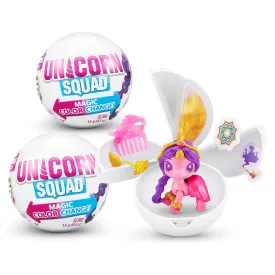 Zuru 5 Surprise Unicorn Squad Series 7 Magic Color Change - Assorted Mystery Surprise Capsule Collectible Toy